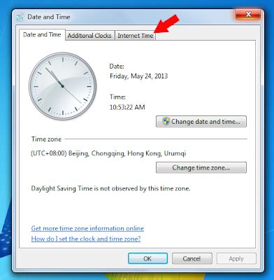 How to time synchronize your computer from PAGASA NTP .
